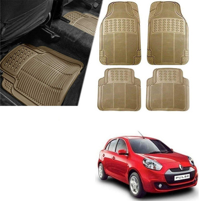 Znee Smart Rubber Standard Mat For  Universal For Car(Beige)