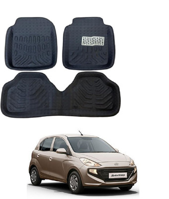 ROSHNEER ENTERPRISES PVC 3D Mat For  Hyundai Santro(Black)