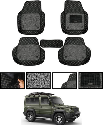 MSNP Leatherite 7D Mat For  Force Gurkha(Black)