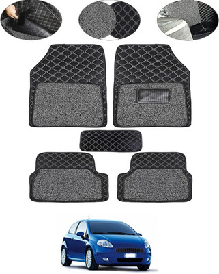 MSNP Leatherite 7D Mat For  Fiat Grand Punto(Black)