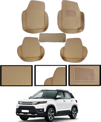 MATIES Leatherite 7D Mat For  Maruti Suzuki Vitara Brezza(Beige)