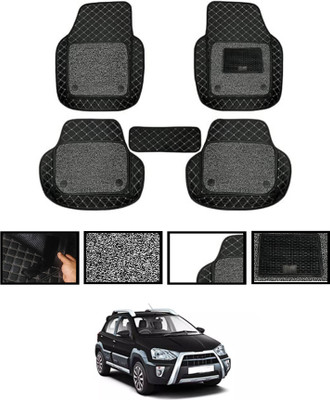 ABJD Leatherite 7D Mat For  Toyota Etios Cross(Black)