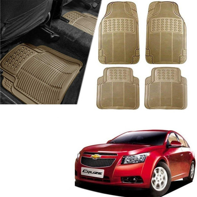 Znee Smart Rubber Standard Mat For  Universal For Car(Beige)