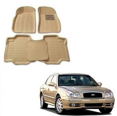 SLSHILPA Plastic 3D Mat For  Hyundai Sonata(Beige)