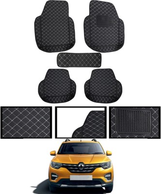 ABJD Leatherite 7D Mat For  Renault Universal For Car(Black)