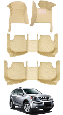 MATIES Leatherite 7D Mat For  Mahindra XUV 500(Beige)