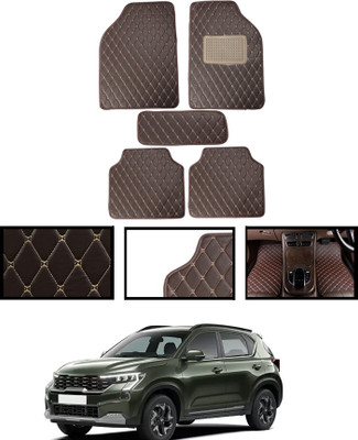 MATIES Leatherite Standard Mat For  Kia Sonet(Brown)