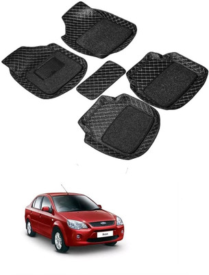 Autocom Leatherite 7D Mat For  Ford Ikon(Black)