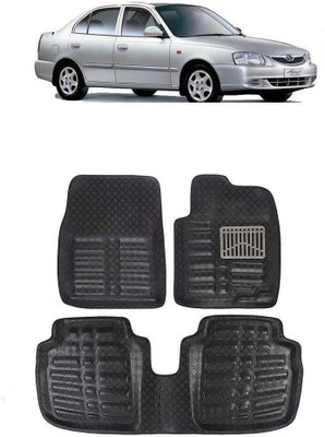 arneja trading company Polyutherine 3D Mat For  Hyundai Accent(Black)