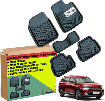 Autowhrib Plastic 3D Mat For  Kia Carens(Black)