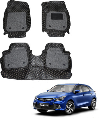 Fit Fly Leather 7D Mat For  Toyota Glanza(Black)