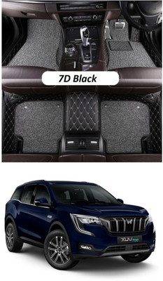onefit enterprises Leatherite 7D Mat For  Mahindra XUV 700 (7 Seater)(Black)
