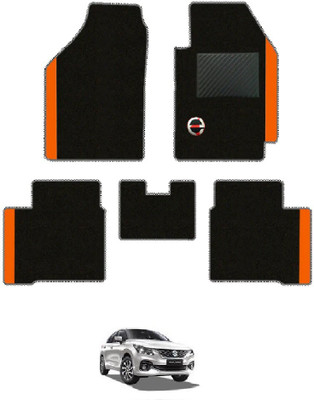 elegant Polypropylene Standard Mat For  Maruti New Age Baleno(Black, Orange)