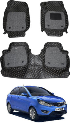 TOFIT ENTERPRISES Leatherite 7D Mat For  Tata Zest(Black)