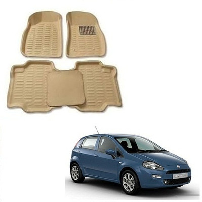 KBTR Plastic 3D Mat For  Fiat Punto(Beige)
