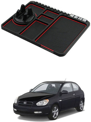 LOVMOTO Plastic Tray Mat For  Hyundai Accent Viva(Multicolor)