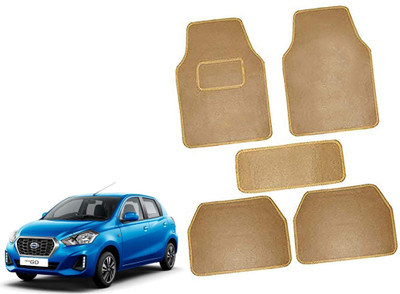 AUTO PEARL Polyester Standard Mat For  Datsun Go(Beige)