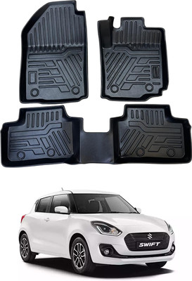 JPEnterprises TPV 9D Mat For  Maruti Suzuki Swift(Black)