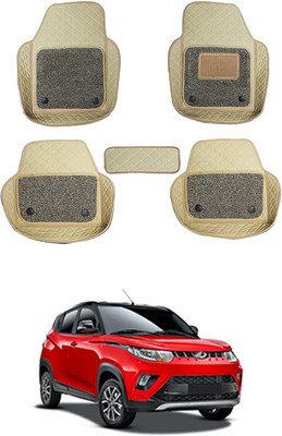 RKPSP Leatherite 7D Mat For  Mahindra KUV100(Beige)