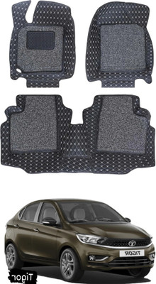 FF TRADERS Leatherite 7D Mat For  Tata Tigor(Black, Silver)