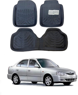 arneja trading company Polyutherine 3D Mat For  Hyundai Accent(Black)