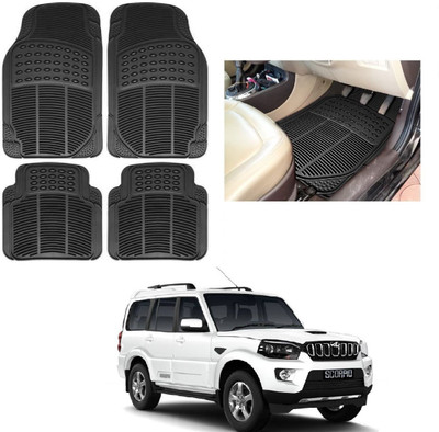 ROSHNEER ENTERPRISES Rubber Standard Mat For  Mahindra Scorpio(Black)