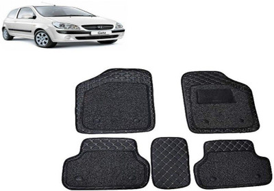 TOFIT ENTERPRISE Leather 7D Mat For  Hyundai Getz(Black)