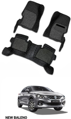 TOFIT ENTERPRISES Leatherite 7D Mat For  Maruti Suzuki Baleno(Black)