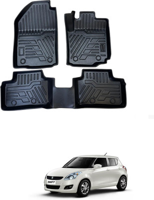 Arnejaa TPV 9D Mat For  Maruti Swift(Black)