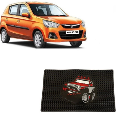 ARNEJA Rubber Standard Mat For  Maruti Suzuki Alto K10(Black)