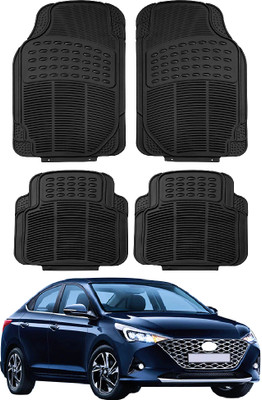 INSURE AUTOMOTIVE Vinyl Standard Mat For  Hyundai Verna(Black)