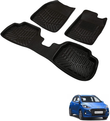 KOZDIKO Plastic 3D Mat For  Hyundai Grand i10 Nios(Black)