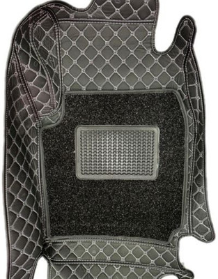 TOPNIK Leatherite 7D Mat For  Kia Carens(Black)