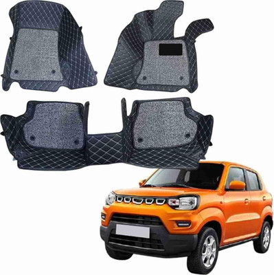 TOFIT ENTERPRISE Leather 7D Mat For  Maruti S-Presso(Black)