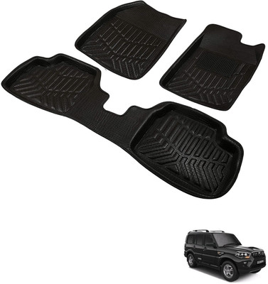 KOZDIKO Plastic 3D Mat For  Mahindra Scorpio(Black)