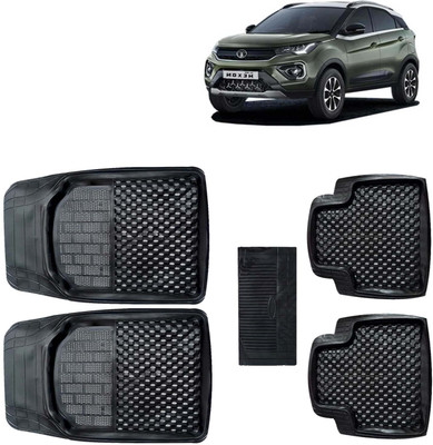 Kingsway PVC Tray Mat For  Tata Nexon(Black)