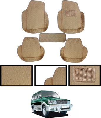 MATIES Leatherite 7D Mat For  Toyota Qualis(Beige)