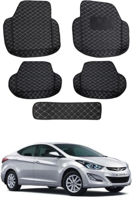 MATIES Leatherite 7D Mat For  Hyundai Elantra(Black)