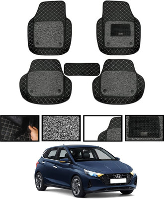 ABJD Leatherite 7D Mat For  Hyundai i20(Black)