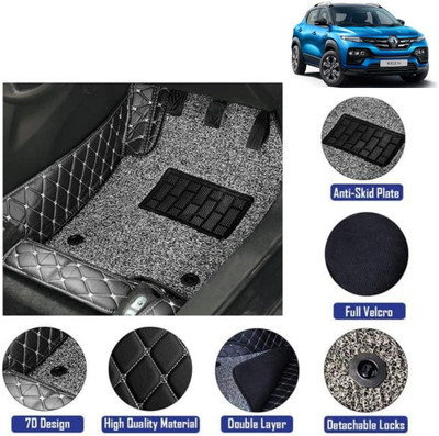 Ds enterprise Leatherite 7D Mat For  Renault Kiger(Black)