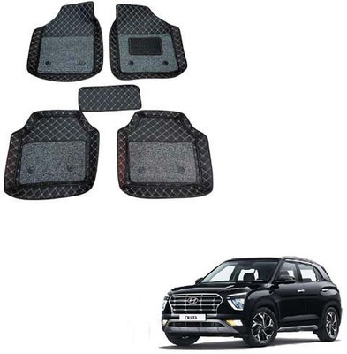 TOFIT ENTERPRISE Leatherite 7D Mat For  Universal For Car(Black)