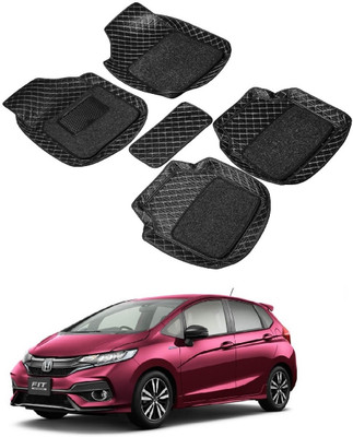 arneja trading company Leatherite 7D Mat For  Honda Jazz(Black)