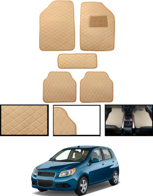 MSNP Leatherite Standard Mat For  Chevrolet Aveo(Beige)