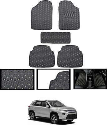 monolive Leatherite Standard Mat For  Toyota Universal For Car(Black)