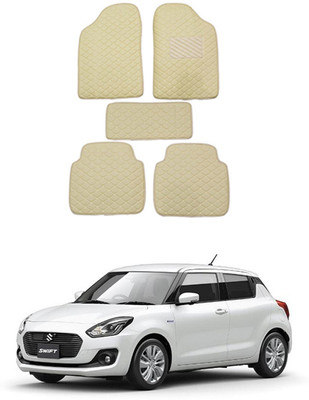 MATIES Leatherite Standard Mat For  Universal For Car(Beige)