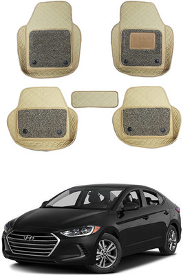 MATIES Leatherite 7D Mat For  Hyundai Elantra(Beige)