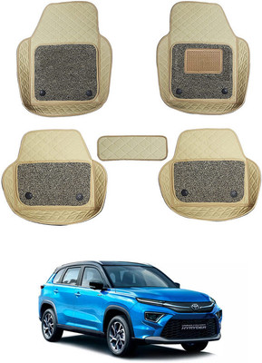 RKPSP Leatherite 7D Mat For  Toyota Universal For Car(Beige)