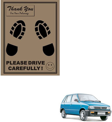 SEMAPHORE Paper Disposable Paper Mat For  Maruti 800(Brown)