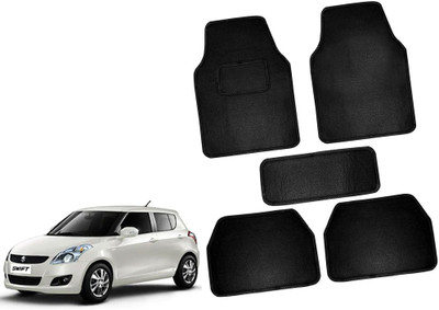 AUTO PEARL Polyester Standard Mat For  Maruti Swift(Black)