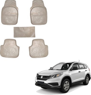 SS FOR YOUR SMART NEEDS Vinyl Standard Mat For  Honda CRV(Beige)